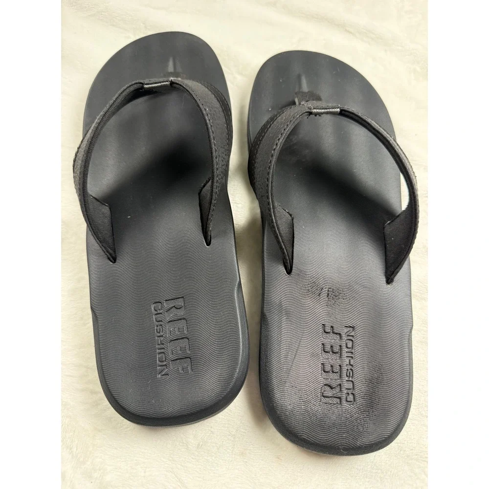Reef Cushion Phantom Black Flip Flop Sandals Mens Size 10 CI3830